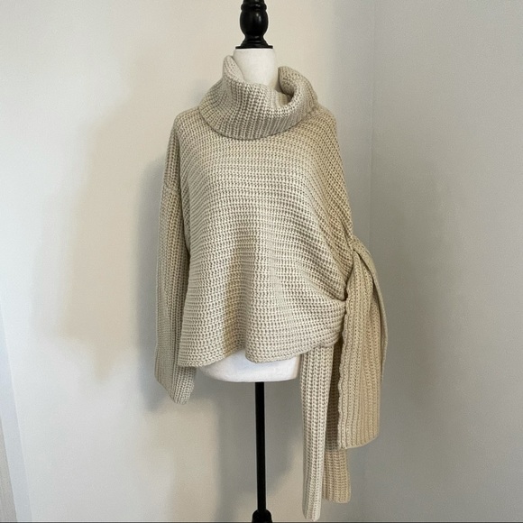 CLOTH cotton blend asymmetrical sweater - Picture 3 of 6